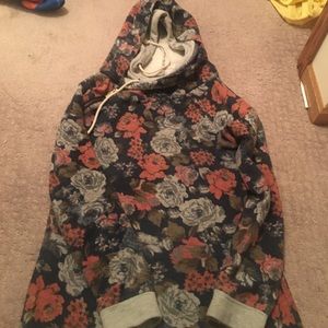 Double hooded sweatshirt